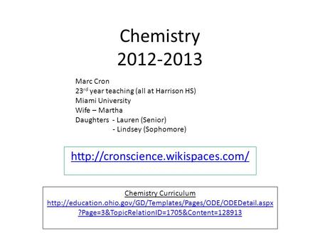 Chemistry 2012-2013 Chemistry Curriculum  ?Page=3&TopicRelationID=1705&Content=128913 Marc.