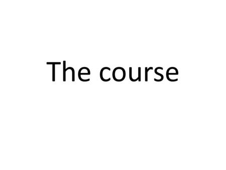 The course. Description Computer systems programming using the C language – And possibly a little C++ Translation of C into assembly language Introduction.