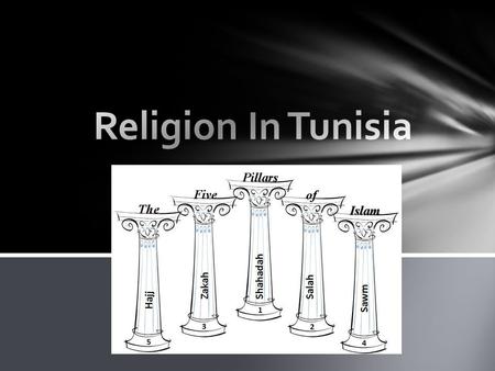 Ninety-nine percent of Tunisians are Muslim. Most of them are Sunni. Shiites are the second-largest group. The Shiites split from the Sunnis in 632 when.