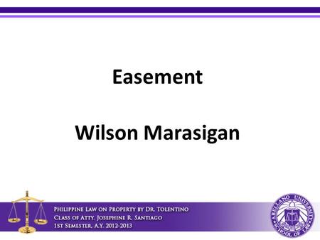Easement Wilson Marasigan. Distance of trees Article 679. No trees shall be planted near a tenement or piece of land belonging to another except at the.