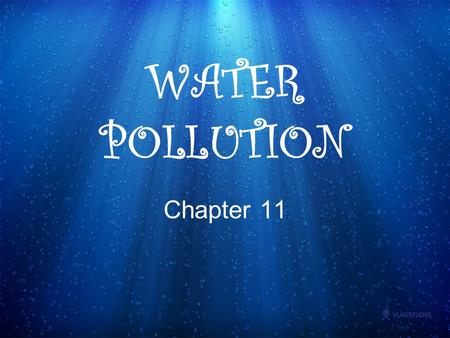 WATER POLLUTION Chapter 11. Where does the pollution come from? Point source = single, identifiable source -can you point your finger at the polluter?