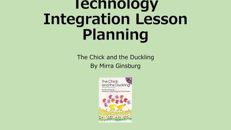 Technology Integration Lesson Planning