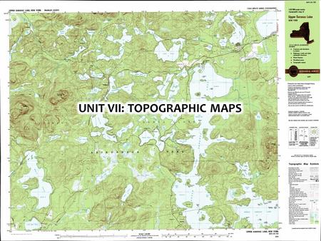 After UNIT VII you should be able to:  Interpret major topographical features such as hills, river valleys, and depressions  Accurately draw contour.