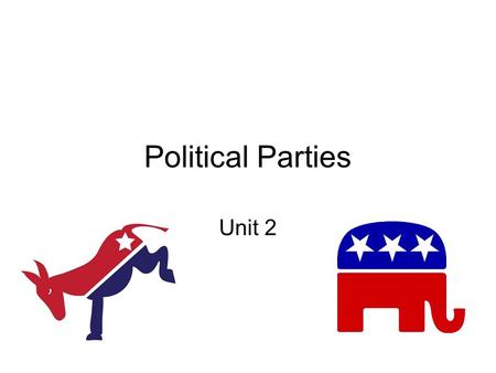 Political Parties Unit 2. Ideology A set of beliefs that allow a person to view issues in a consistent manner;