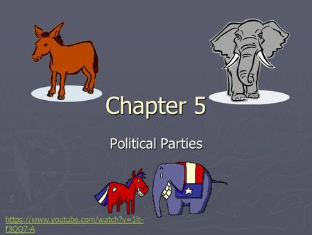 Chapter 5 Political Parties https://www.youtube.com/watch?v=1lt- f3QQ7-A.