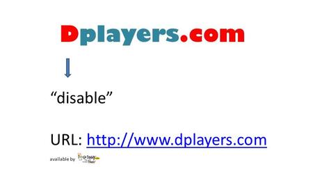 “disable” URL:  available by.