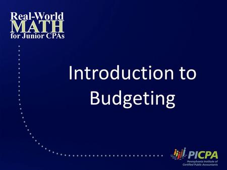 Introduction to Budgeting. Budgeting How much you earn has almost no bearing on whether or not you will build wealth and meet your financial goals.