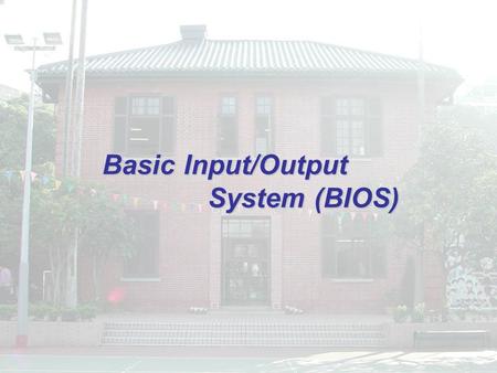 Basic Input/Output System (BIOS). 5.1Introduction to BIOS Basic Input / Output System (BIOS) boot the computer by providing a basic set of instructions.