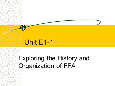 Exploring the History and Organization of FFA