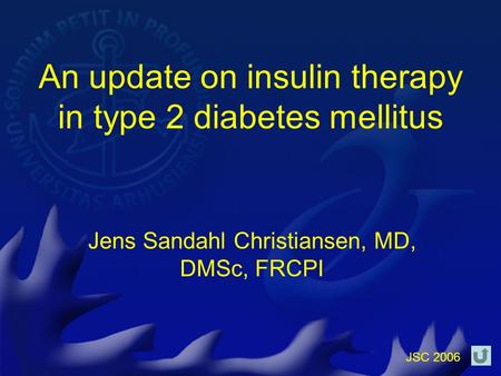 An update on insulin therapy in type 2 diabetes mellitus