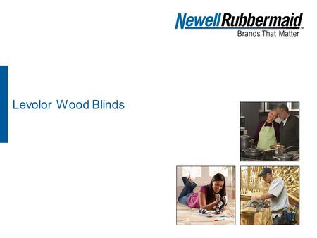 Levolor Wood Blinds. 2 Levolor Wood & Faux Wood Blinds.
