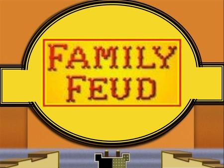Family Feud  -  Re-Created by Lora O’Neill 4/28/2008,
