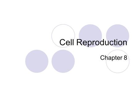 Cell Reproduction Chapter 8. Chromosomes Vs. Chromatin.