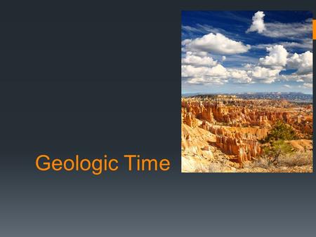 Geologic Time.