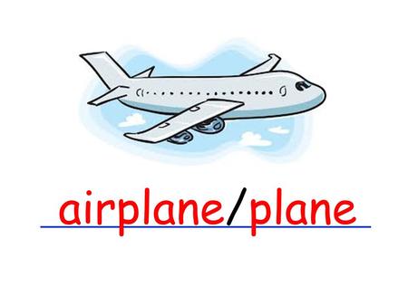 Airplane/plane.