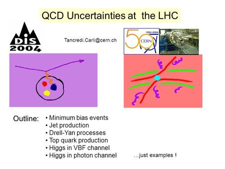 QCD Uncertainties at the LHC Outline: Minimum bias events Jet production Drell-Yan processes Top quark production Higgs in VBF.