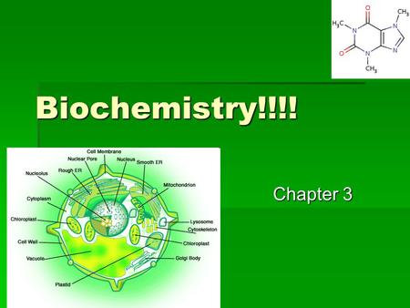 Biochemistry!!!! Chapter 3.
