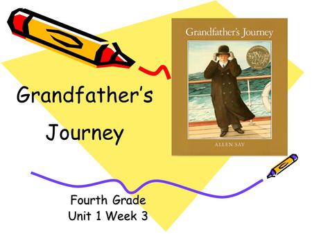 Fourth Grade Unit 1 Week 3 Grandfather’s Journey.