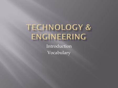 Technology & Engineering
