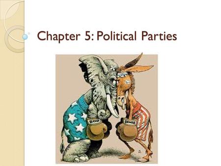 Chapter 5: Political Parties