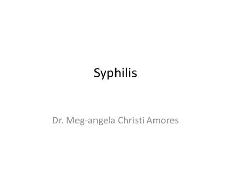 Dr. Meg-angela Christi Amores