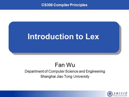 Introduction to Lex Fan Wu