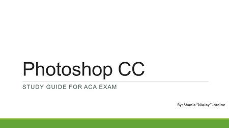 Study Guide for ACA exam