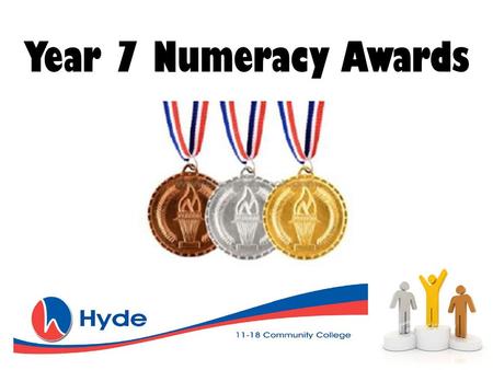 Year 7 Numeracy Awards Year 7 This is a special announcement…. From next week you will be given the opportunity to win a numeracy award. But how can.
