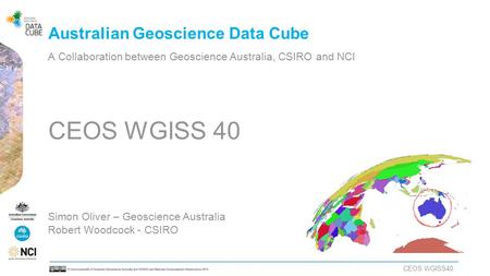 Australian Geoscience Data Cube