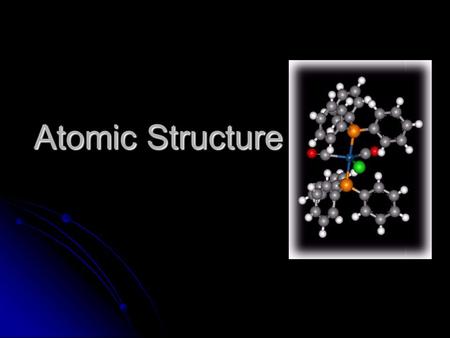 Atomic Structure Atomic Structure. Chemistry Joke Q: Where does a German chemist put his dirty dishes? A: In the Zn!