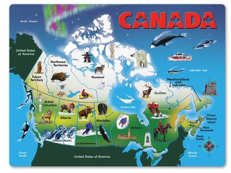 (R44) Canadian Geography Today’s Standard(s) SS6G5 The student will locate selected features of Canada. a. Locate on a world and regional political-physical.