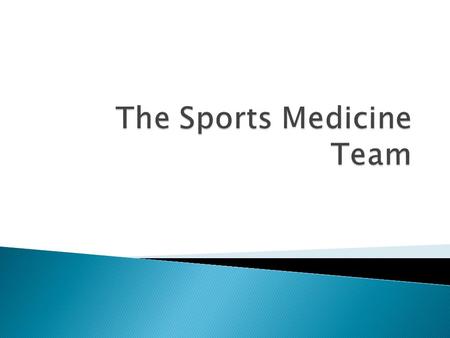  Is the study and practice of medical principles related to the science of sports, particularly in the areas of sports diagnosis and treatment of sprots.