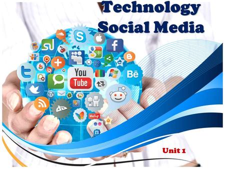 Technology Social Media Unit 1. What is Social Media? Social media is the interaction among people in which they create, share or exchange information.