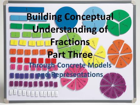 Building Conceptual Understanding of Fractions Part Three
