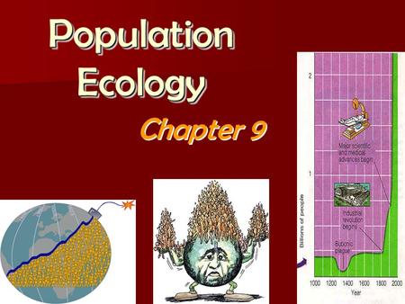 Population Ecology Chapter 9. Ch 9: Population Ecology How do populations change in structure in response to environmental stress? How do populations.