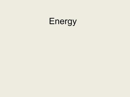 Energy. New Terms Energy - the ability to do work. Measured in Joules (J). Kinetic Energy - Energy associated with objects in motion. Potential Energy.