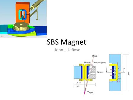 SBS Magnet John J. LeRose. Assembly drawing of 48D48 magnet as used at BNL (vertical field)