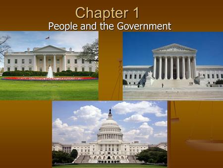 Chapter 1 People and the Government. Section 1 Principles of Government Principles of Government What is Government What is Government What is a State.