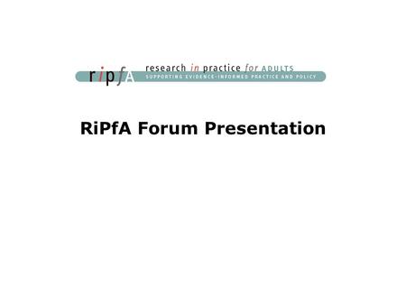RiPfA Forum Presentation.  Functions Creating a new post by  To: Subject: ‘your desired subject’ Message: