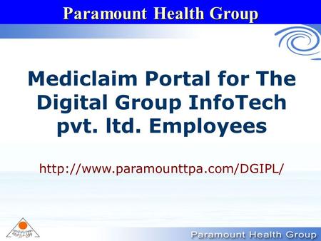 Mediclaim Portal for The Digital Group InfoTech pvt. ltd. Employees
