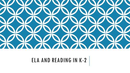 ELA AND READING IN K-2. FLORIDA STANDARDS The Florida Standards (FS) are a set of expectations Students will be expected to master the skills in each.