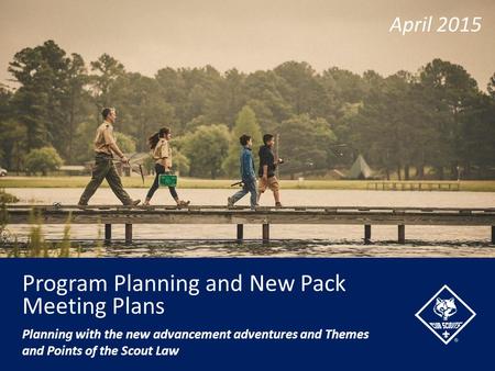 Program Planning and New Pack Meeting Plans
