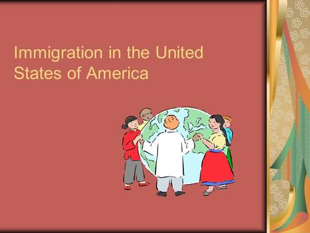 Immigration in the United States of America. Ethnicity and Nationality Eastern and Southern Europeans 1890s Italians, Greeks, Russians, Polish.