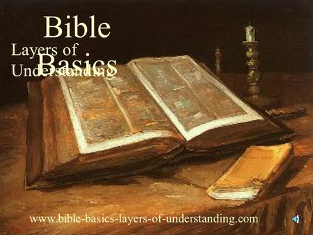 Bible Basics Layers of Understanding