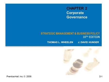 CHAPTER 2 Corporate Governance
