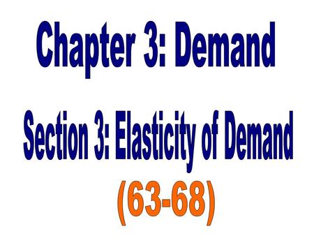 Degree to which changes in a good’s price affect the quantity demanded by consumers.