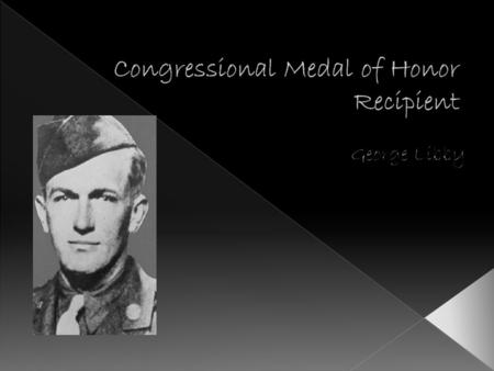  The Medal of Honor is the highest US military decoration, awarded by Congress to a member of the armed forces for bravery in combat at the risk of life.