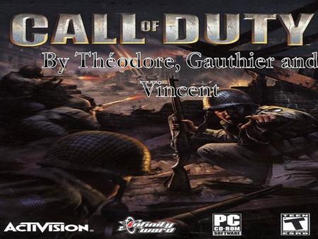 ,, By Infinity Ward and Activision, Released November 9, 2007 in France on PC, PS3, Mac, Xbox, Nintendo, Under 16 Under 16, Over 15 million games sold.