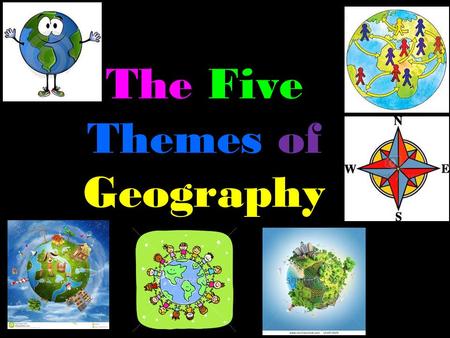 The Five Themes of Geography. 5 THEMES There are 5 themes that make up physical and human geography: 1.LOCATION 2.PLACE 3.HUMAN ENVIRONMENT INTERACTION.