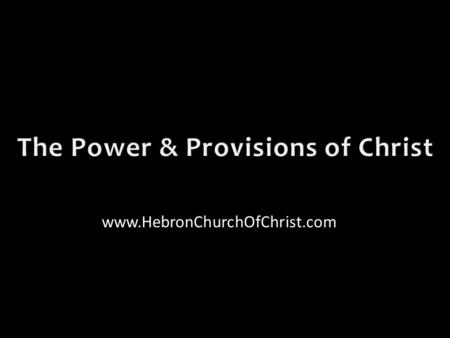 Www.HebronChurchOfChrist.com. Looking at men can discourage us ✶ Corruption of leaders ✶ Sinfulness of society ✶ Weakness of brethren.